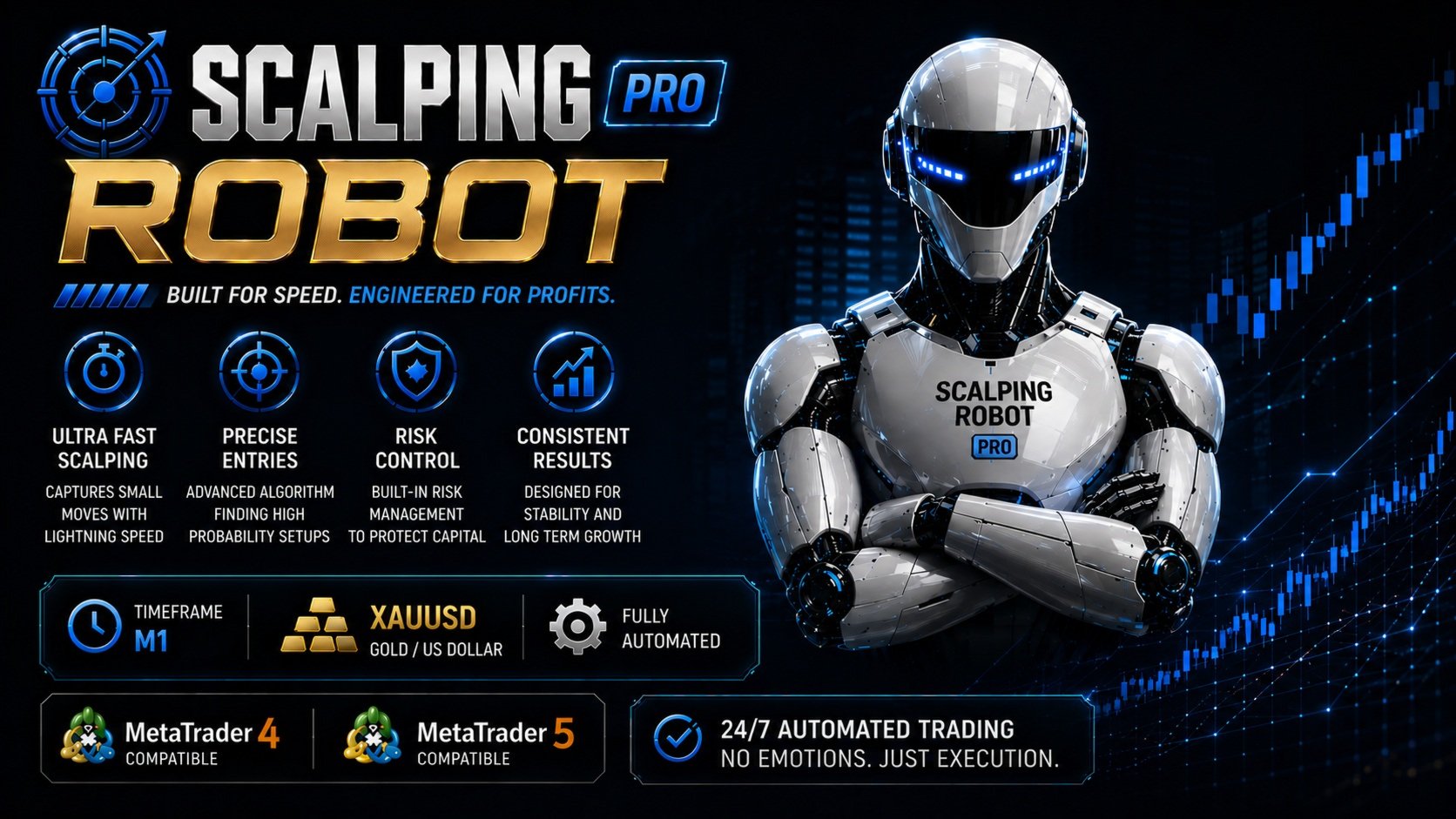 Scalping Robot Pro · Built for Speed, Engineered for Profits